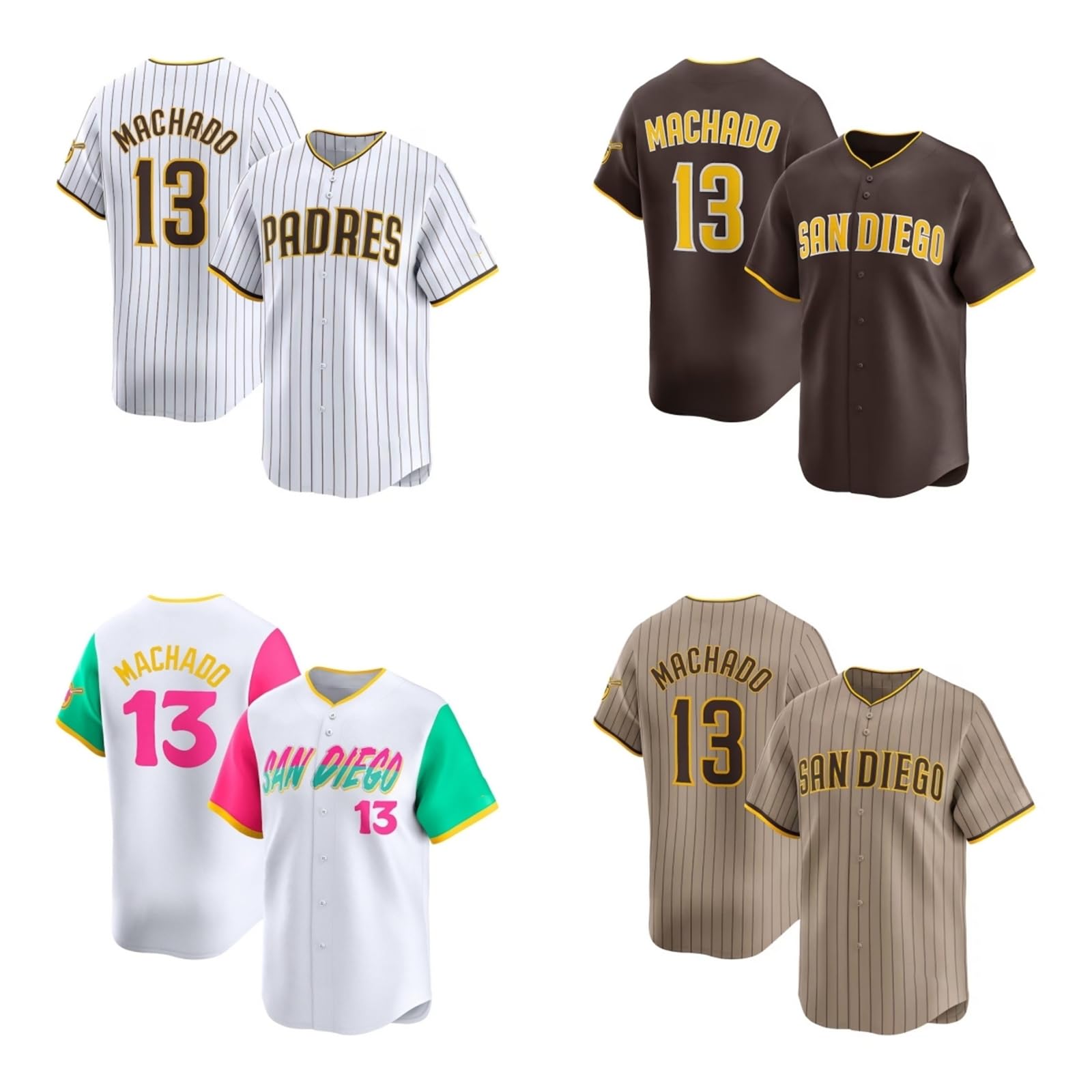 Amazon.co.jp: 野球 ユニフォーム サンディエゴ・パドレス 13番 マニー